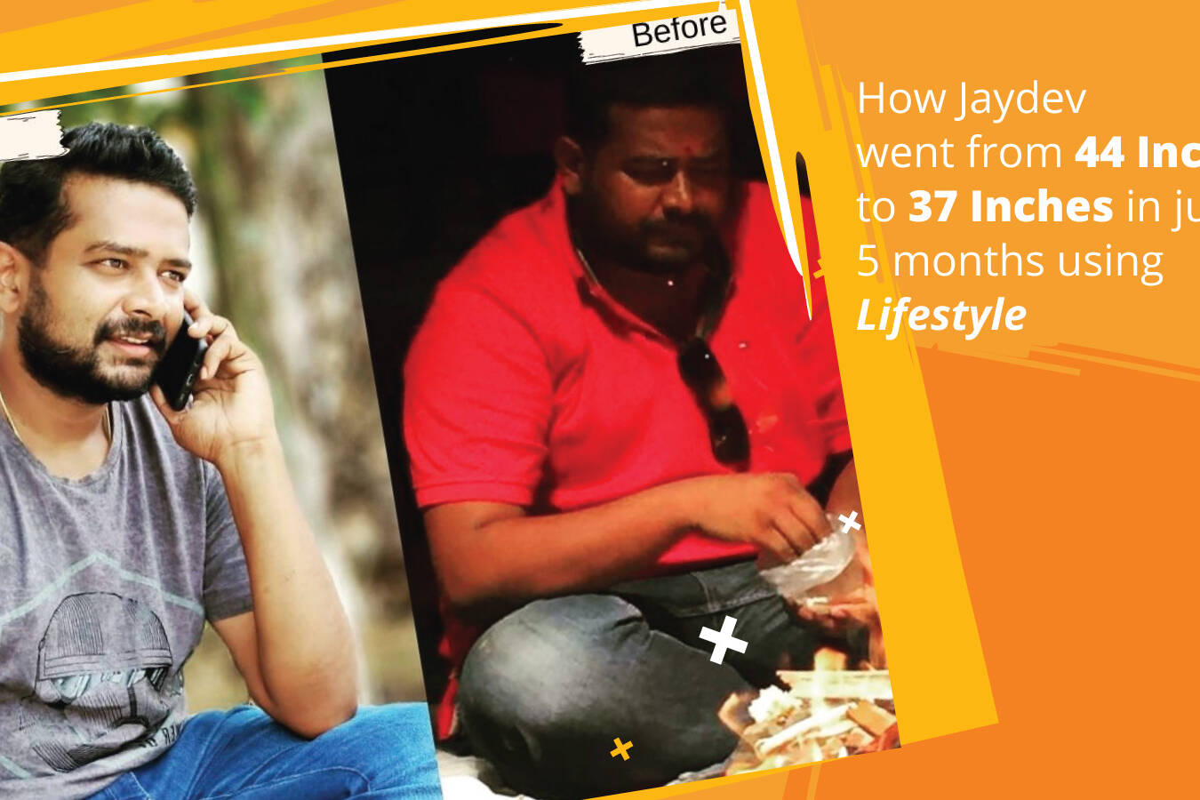 How Jaydev Went From 44 Inches to 37 Inches in Just 5 Months Using Lifestyle