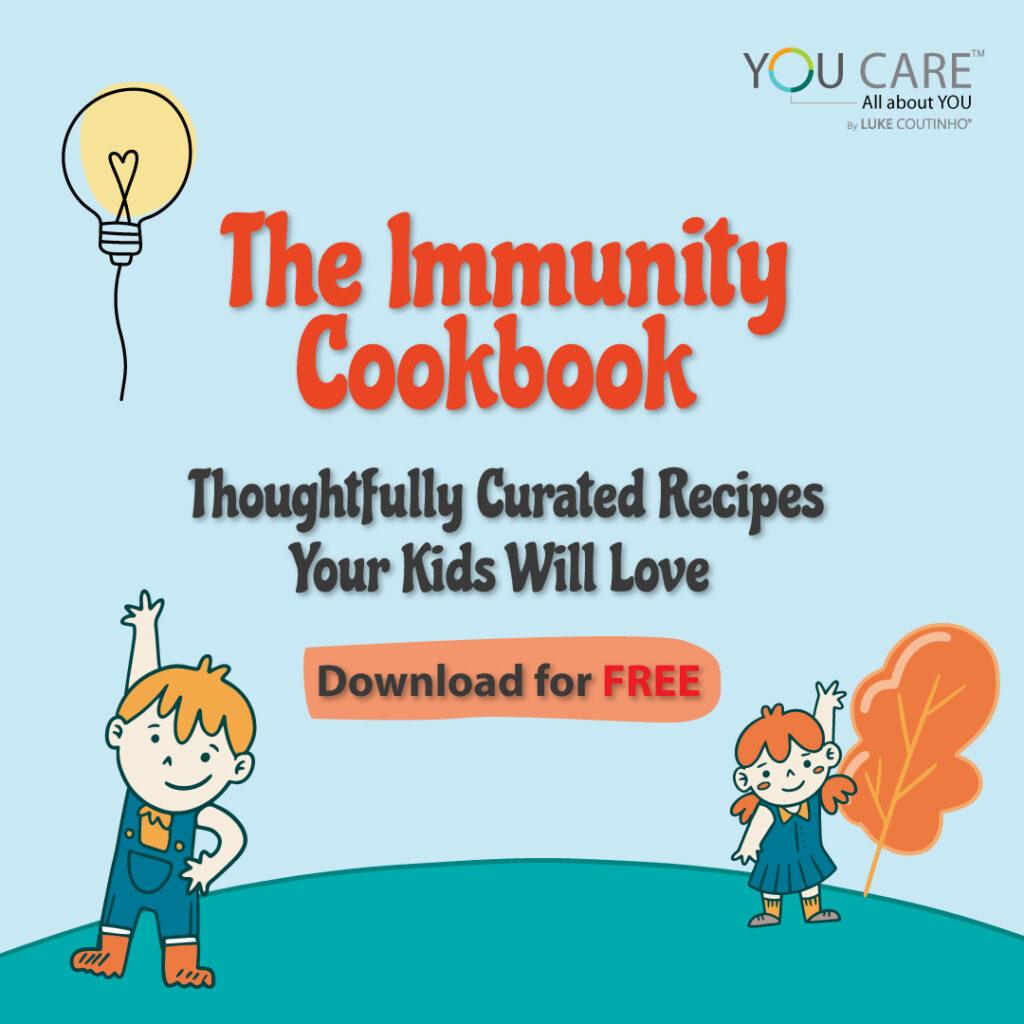 Gift Your Child Immunity Today. Download Our FREE Immunity Cookbook For Kids Here