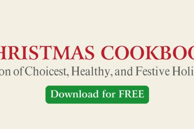 Navigate The Holidays Healthfully With Our FREE Christmas Cookbook!
