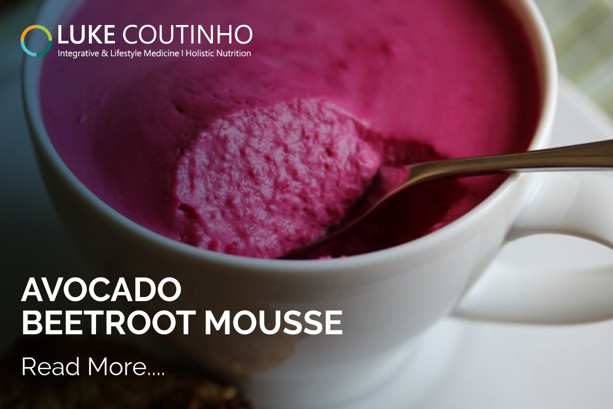 Avocado Beetroot mousse - Satiating creamy toothsome dessert