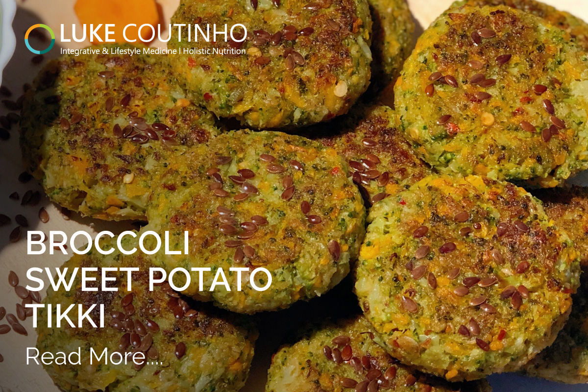 Energy punch with a delicious crunch - Broccoli sweet potato tikki