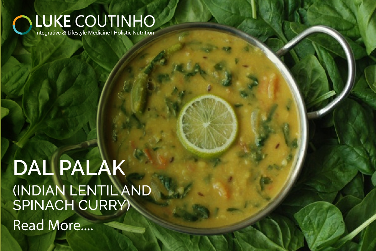 Dal Palak (Indian Lentil and Spinach Curry)