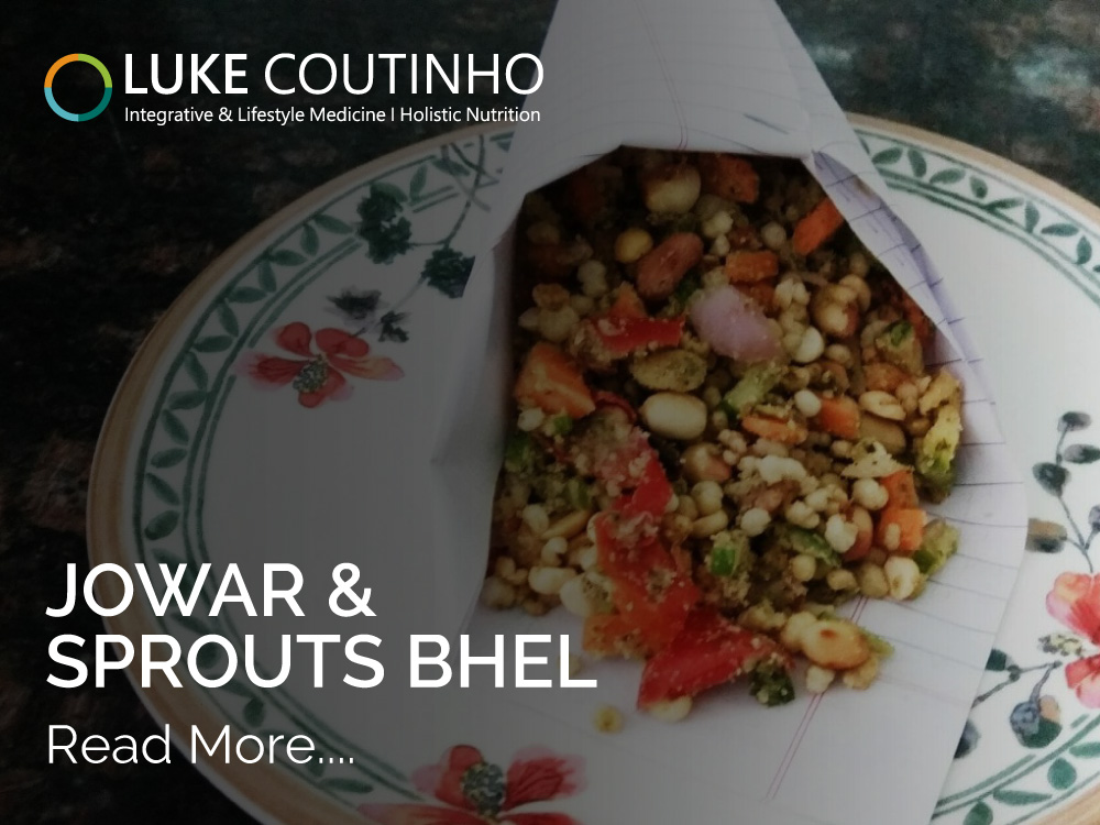 Jowar and Sprouts Bhel – A Desi Snack With a Healthy Twist