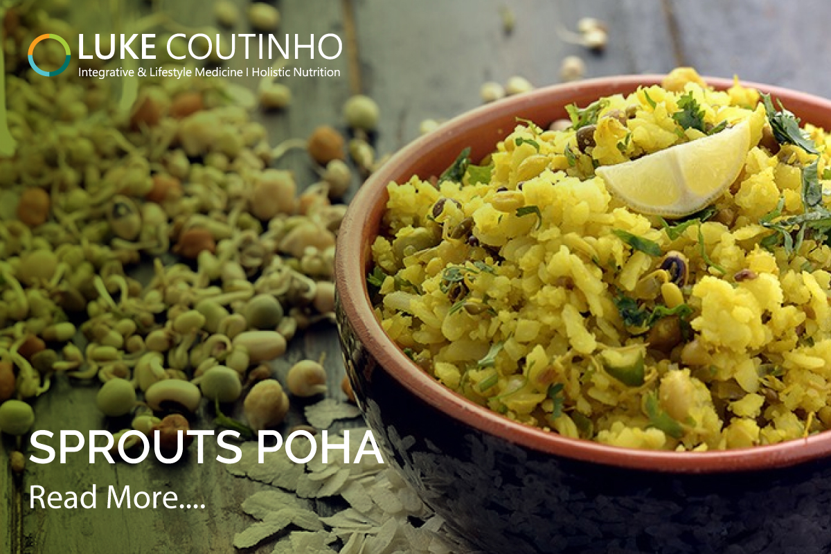 Zing= Delish Sprouts Poha