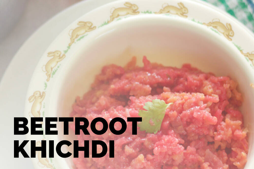 Beetroot khichdi (BEET it Up)