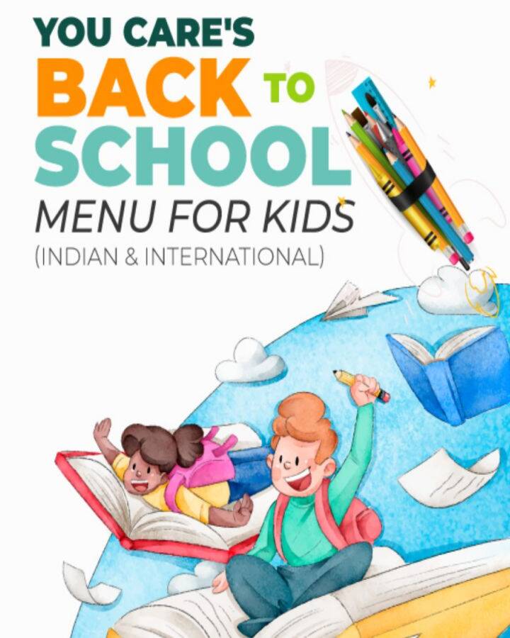 Back to School Menu For Kids by Team Luke