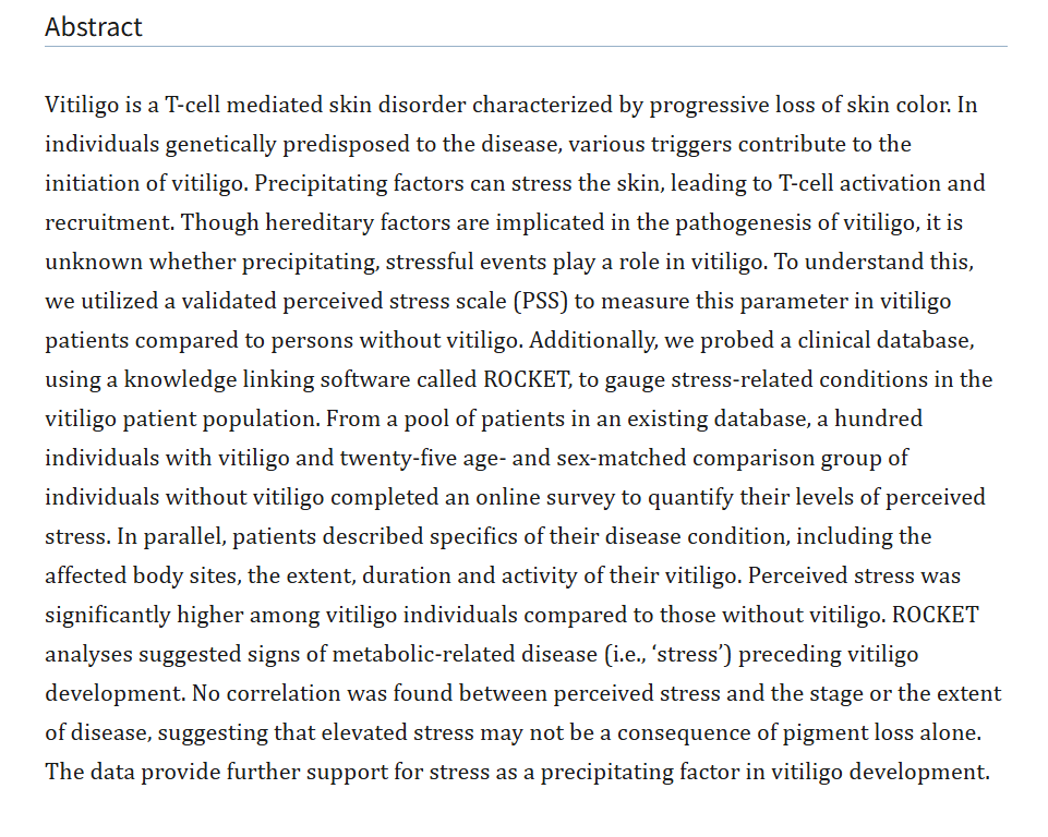 Vitiligo: A Deeper Story Beyond the Skin—Science, Strategies, and Hope for Regaining Skin Health