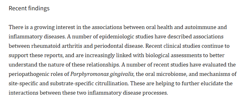 The link between oral health and autoimmune diseases