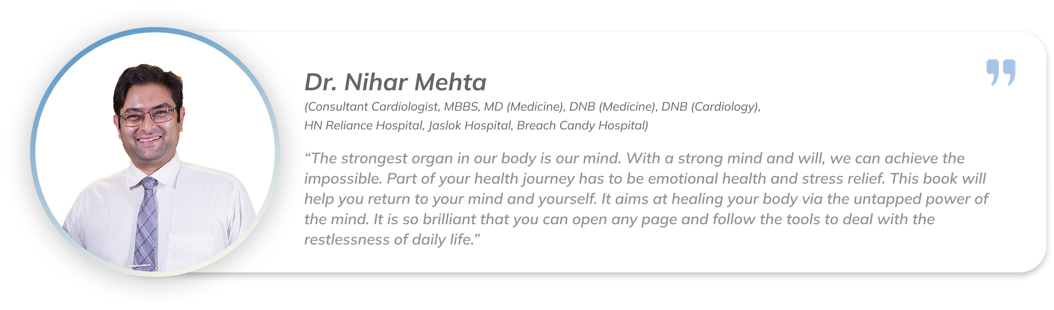 Dr Nihar Mehta